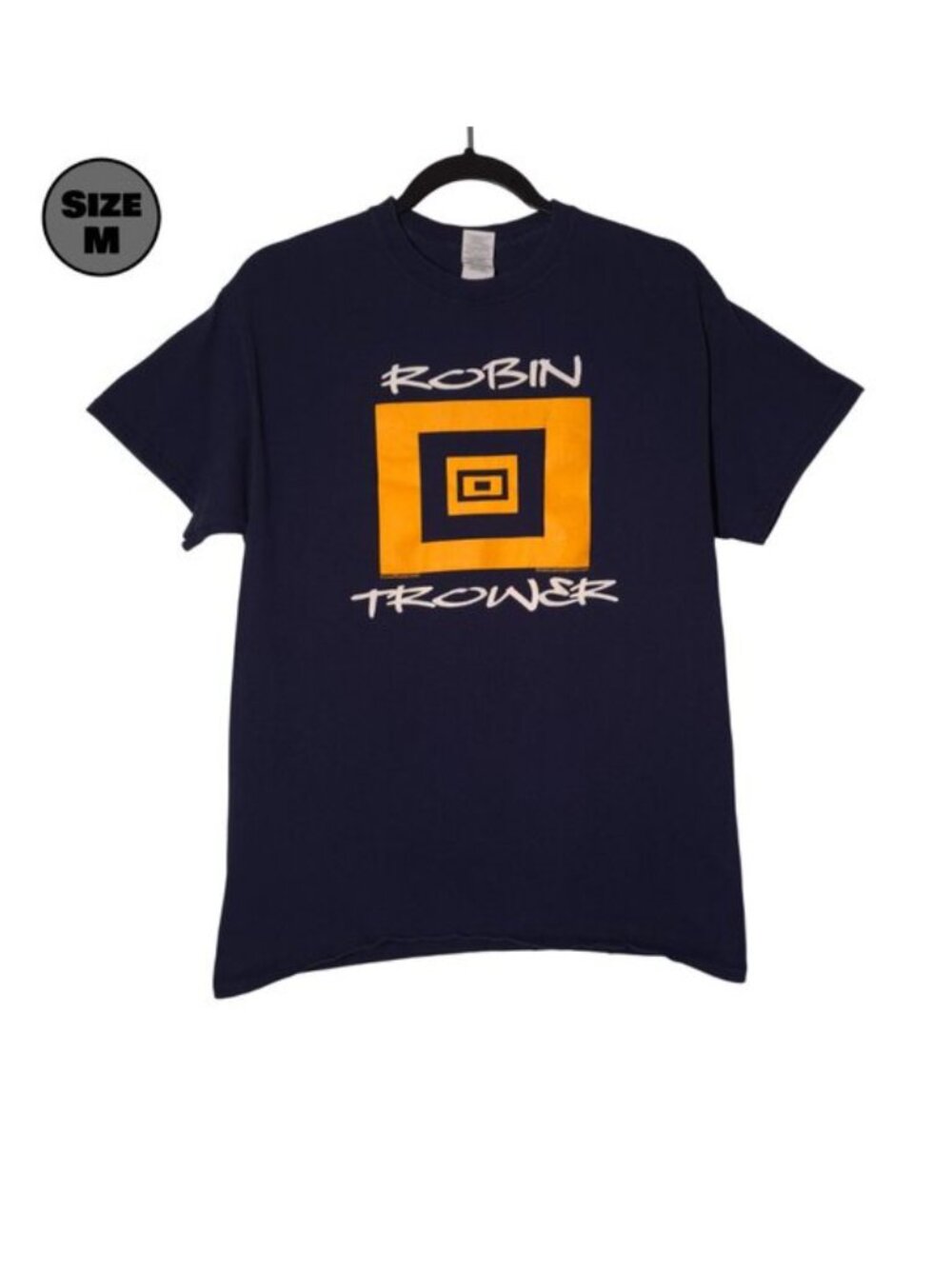 Robin Trower: Tour 2019 USED Shirt (FADING, M, Blue, Rock)